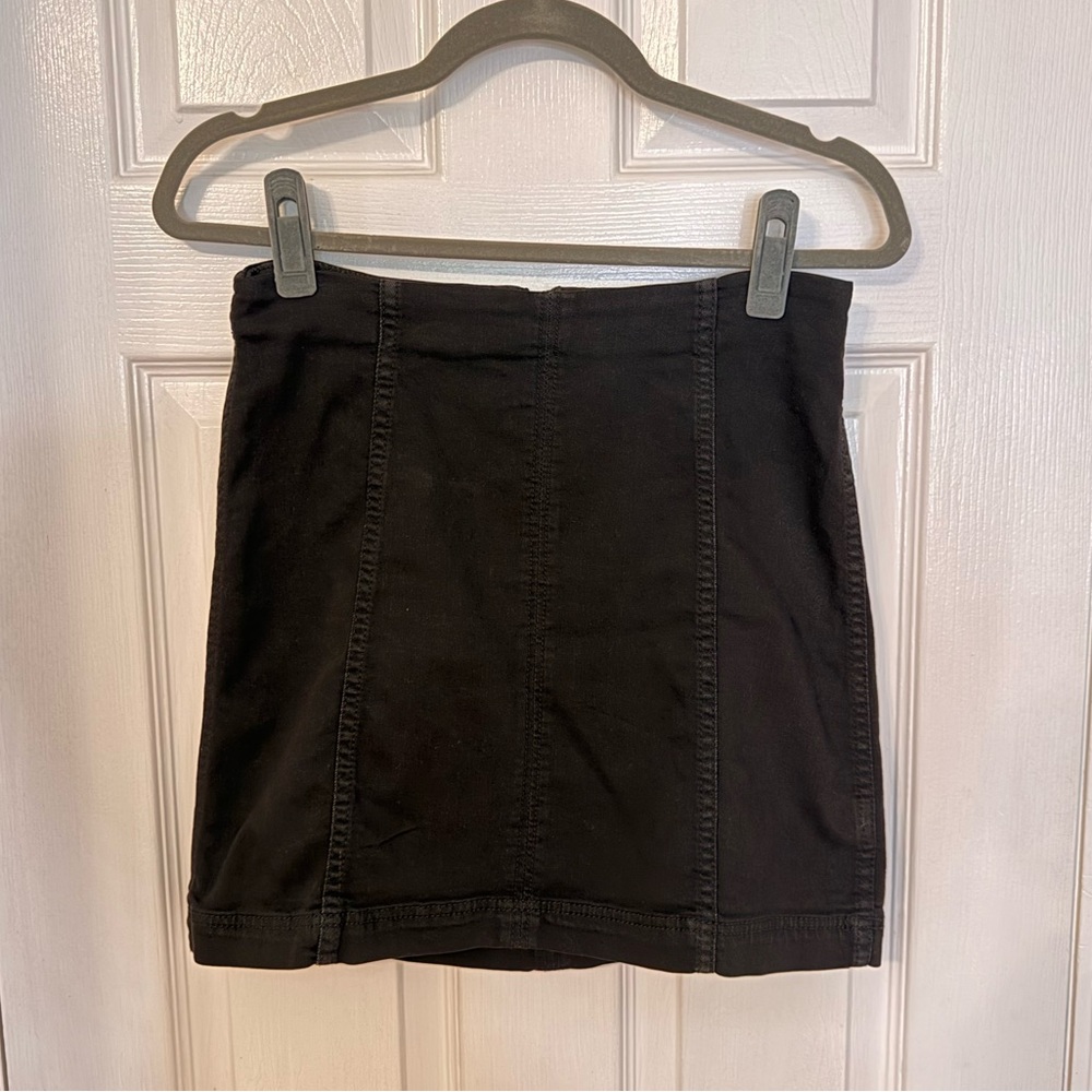 Free People Denim Mini Skirt